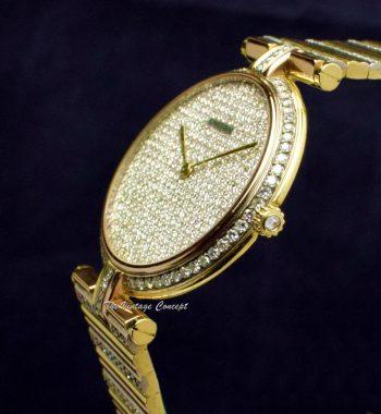 Rare Cartier 18K Tri-Color Gold Panthere Vendome Miss Universe Pave Diamond w/ Original Paper - The Vintage Concept