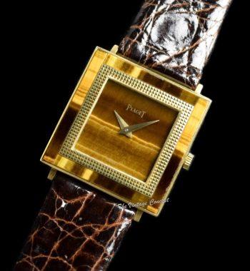 Piaget Altiplano 18K Yellow Gold Tiger Eye Dial and Bezel Manual Wind 9200