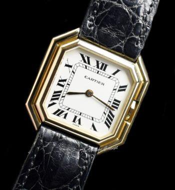 Cartier 18K Yellow Gold Jumbo Ceinture Paris Dial Automatic 17001