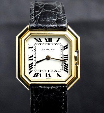 Cartier 18K Yellow Gold Jumbo Ceinture Paris Dial Automatic 17001 (SOLD) - The Vintage Concept