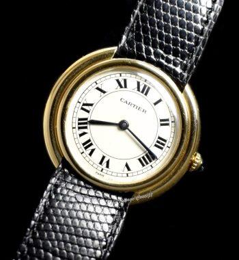 Cartier 18K Yellow Gold Jumbo Vendome Paris Dial Automatic 17003