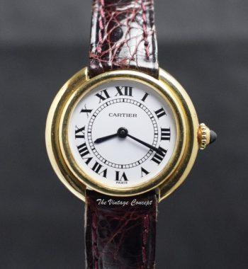 Cartier 18K Yellow Gold Vendome Paris Dial Manual Wind 67080 - The Vintage Concept