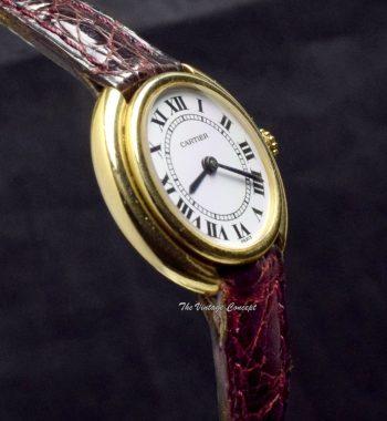 Cartier 18K Yellow Gold Vendome Paris Dial Manual Wind 67080 - The Vintage Concept