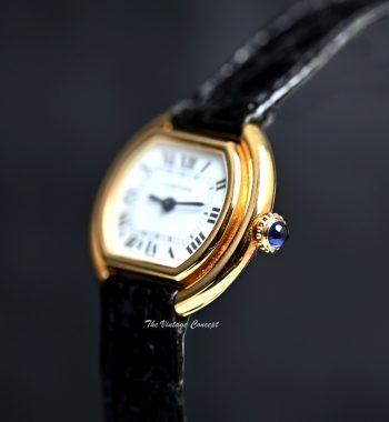 Cartier 18K Yellow Gold Ellipse Paris Dial Manual Wind 67081 w/ Original Guarantee (SOLD) - The Vintage Concept