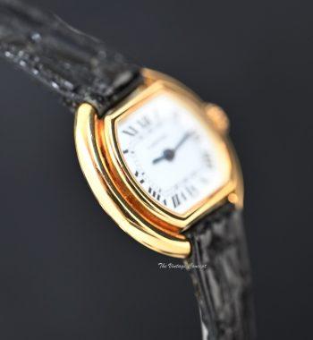 Cartier 18K Yellow Gold Ellipse Paris Dial Manual Wind 67081 w/ Original Guarantee (SOLD) - The Vintage Concept