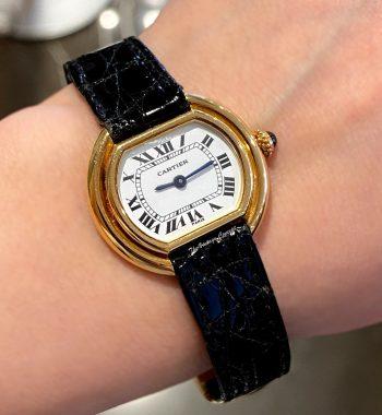 Cartier 18K Yellow Gold Ellipse Paris Dial Manual Wind 67081 w/ Original Guarantee (SOLD) - The Vintage Concept