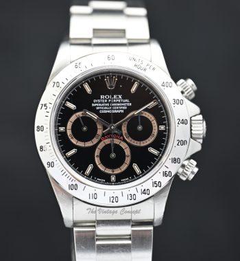 Rolex Daytona Black Patrizzi Dial 16520 - The Vintage Concept