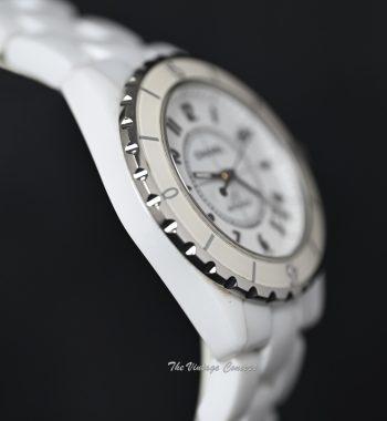 Chanel 38mm White J12 Highly Resistant Ceramic Automatic Watch - The Vintage Concept