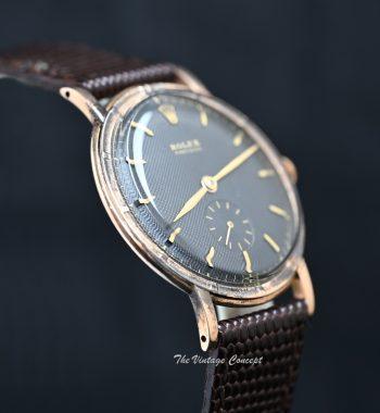 Rolex Gold Black Honeycomb Sub Dial 4325 - The Vintage Concept