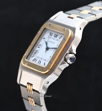 Cartier Large Two-Tone 18K Yellow Gold & Stainless Steel Santos Automatic 2961 - The Vintage Concept