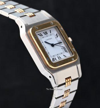 Cartier Large Two-Tone 18K Yellow Gold & Stainless Steel Santos Automatic 2961 - The Vintage Concept