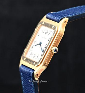 Cartier 18K Yellow Gold Dumont 8210 Manual Wind (SOLD) - The Vintage Concept