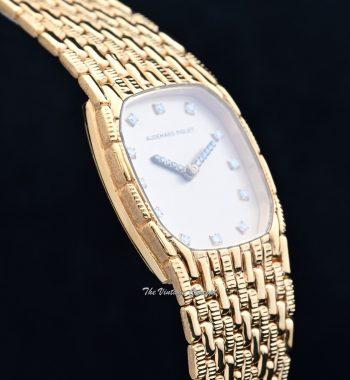 Audemars Piguet Lady 18K YG with Diamond Indexes and Hands Manual Wind w/Integrated Bracelet - The Vintage Concept