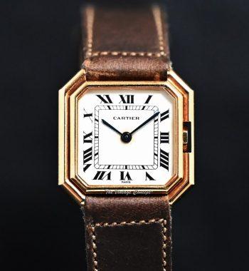 Cartier 18K YG Ceinture Manual Wind 78099 w/ Clasp Buckle - The Vintage Concept