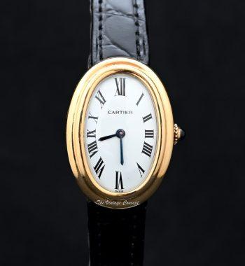 Cartier 18K YG Baignoire 78094 Manual Wind still under Cartier warranty - The Vintage Concept