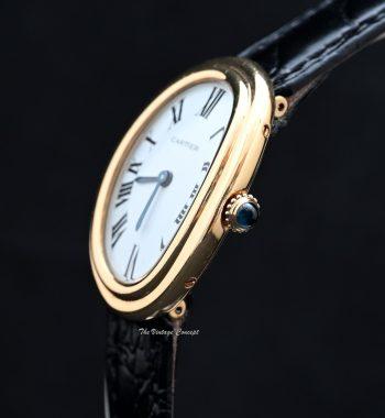 Cartier 18K YG Baignoire 78094 Manual Wind still under Cartier warranty - The Vintage Concept