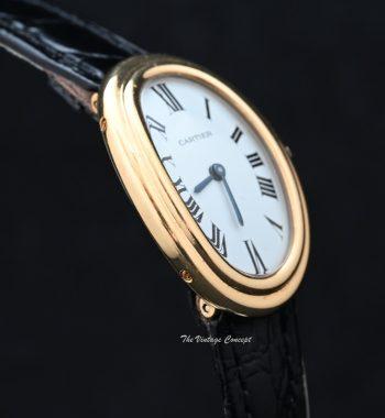 Cartier 18K YG Baignoire 78094 Manual Wind still under Cartier warranty - The Vintage Concept