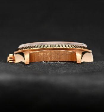 Rolex Day-Date 18K Yellow Gold Onyx Dial 18238 (Full Set) - The Vintage Concept